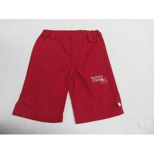 noukie's , jongens , korte broek , bermuda , wijnrood , 2 jaar 92