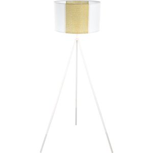 EGLO Arnhem Staande lamp - E27 - Papier;Staal - Wit;Bruin