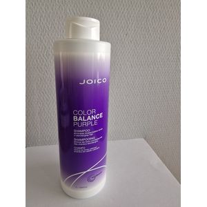 Joico Color Balance Purple Shampoo 1000 ML | Eliminate Brassy and Yellow tones | For Cool Blonde or Gray Hair
