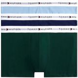 Tommy Hilfiger - Underwear Trunk 3P - Boxershorts - Orn Grn/Prp Nvy/Vess Blu - Nauwsluitend