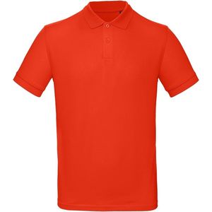 Senvi Classic Fit Polo Biologisch Katoen - Kleur Rood - Maat S