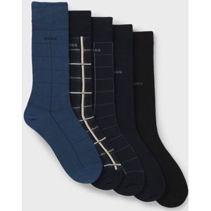 Hugo - 5Prsgiftset Check CC - Sokken - Veelkleurig - Katoen