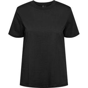 Pieces T-shirt Pcria Ss Solid Tee Noos Bc 17140802 Black Dames Maat - M