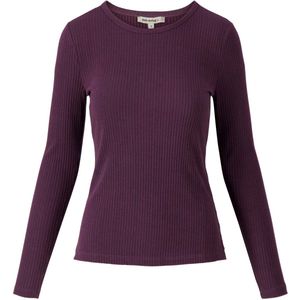 Zusss Basis Rib Top Van Modal Paars