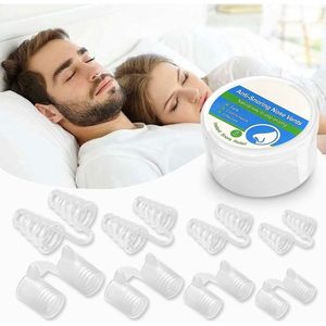 Anti-snurk - Neusspreiders - Wit - Effectieve Neusbeugels en Neusklemmen - 4 Maten