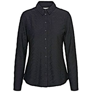 Andcowoman - Lotte Jacquard - Blouse - Black - Jersey Jacquard Kwaliteit