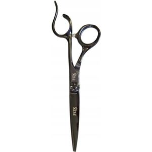 Fox Dragon 5.5"" Professionele Kappersschaar - Zwart Titanium
