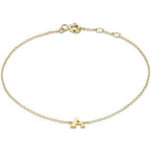 Le Marais - Rachel - Armband - Goud - 14-karaats - Initiaalhanger
