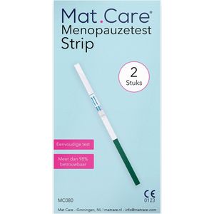 Mat Care Menopauzetest Dipstick - vruchtbaarheidstest vrouw - 2 stuks