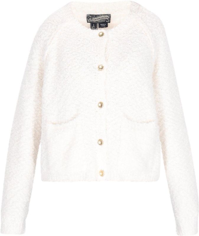 DreiMaster - Vintage - Gebreid Vest - Offwhite