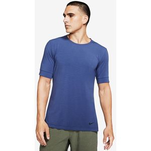 Nike Slim Fit - Trainingsshirt - Blauw - Maat S
