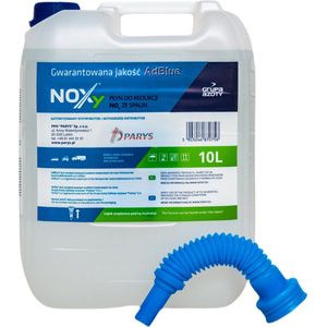 NOXy Adblue 10 liter - Inclusief Handige Vulslang (Achter Etiket) - ISO 22241 gecertificeerd - UREA AUS32 Grade - Voor alle Automerken