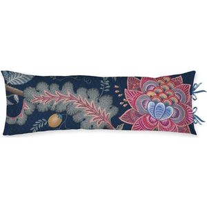 Pip Studio sierkussen Tree of Life dark blue 30x90 -