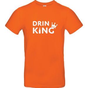 Koningsdag - Shirt - Drinking - Heren - Maat XL
