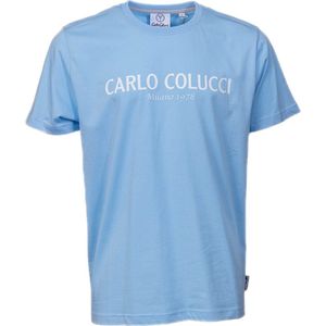 Carlo Colucci T-Shirt Baby Blauw