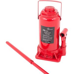 Hydraulische Potkrik 30 ton – Compact & Veilig | Overdrukventiel & Pompstang – TUV•CE•GS Gecertificeerd – Ideaal voor Vrachtwagen, Landbouw & Industrie