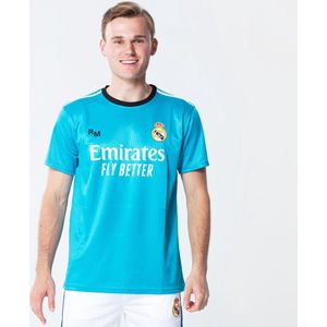 Real Madrid Derde Shirt Heren 21/22 - Maat S - Sportshirt Volwassenen - Blauw