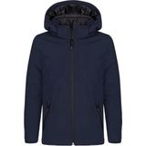 Clique Padded Hoody Softshell Junior Kinderen Dark Navy maat 110-120