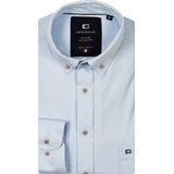 Giordano – Ivy – Overhemd – Liquid cotton – button down kraag - Lichtblauw - Regular Fit - NOS7078-61