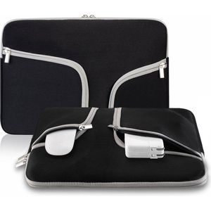 Laptophoes 11 tot 12,4 inch - Laptoptas Dames - Waterafstotend - Tas Voor Tablet & Laptop 12 Inch - Hoes met Ritssluiting