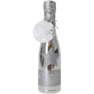 Luxe Bad & Showergel White Tea 240 ml – Cadeau Badset – Champagne/Zilver Geschenkfles – Verzorging & Wellness Giftset