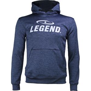Hoodie dames/heren trendy Legend design Navy Blauw 8-9 jaar