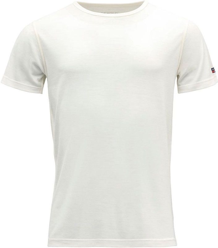 Devold - Breeze Merino 150 - T-shirt - Wit - Korte Mouwen