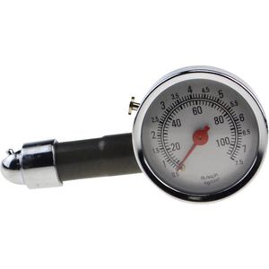 Bandenspanningsmeter, manometer, luchtdrukmeter, 7,5 bar, meetinstrument, bandenspanningsmeter, 0-100 psi, voor auto's, fietsen en motorfietsen