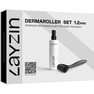 1.2 mm Dermaroller Set inclusief Cleansing Spray
