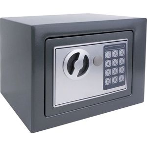 Vihes Mini Kluis Brandwerend - 4.6L - Met cijfer slot - Staal - 2 Sleutels - Beveiliging - Elektronisch - Thuis en Kantoor