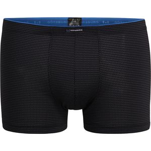 Gotzburg heren boxer normale lengte (1-pack) - zwart geruit - Maat: XL