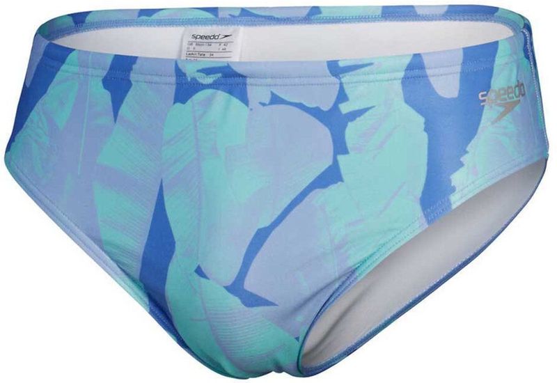 Speedo - Allover Digital - Zwemslip - Blauw - 8 cm