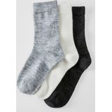 Damart - Thermolactyl - Thermosokken - Grijs - Set van 3 paar