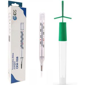 Koortsthermometer van glas zonder kwik - Hoge precisie en waterdicht voor alle leeftijden