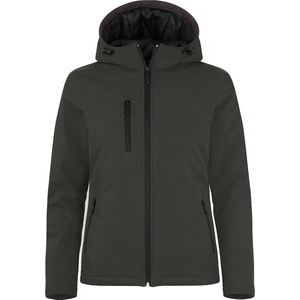 Clique - Padded Hoody - Donkergrijs - Softshell Jack