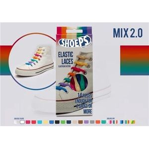 Shoeps Elastische Veters Pastel Mix 2.0