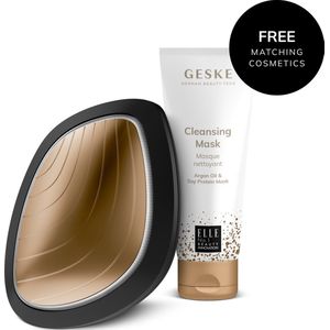SmartAppGuided™ Sonic Warm & Koel Masker | 9 in 1 | Farbe: Grijs/goud + Gratis cosmetica