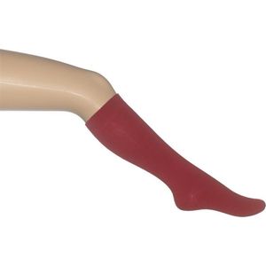 Bonnie Doon - Kinderen - Cotton Knee-High - Rood/Rood/Strawberry - maat 35-38 (2 paar)