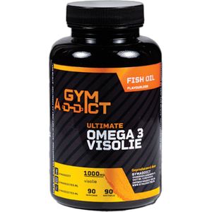 GymAddict - Fishoil - Omega 3 - Visolie - Tabletten - Soft Gel - Voedingssupplement - Essentiele vetzuren - Gezondheid - Eerlijke Vangst - Voedingstabletten