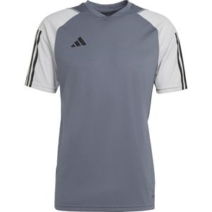 adidas - Tiro 23 Competition - Voetbalshirt - Grijs - 100% Gerecycled Polyester