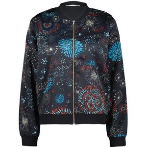 DIDI Dames Bomber Galaxy Black Sprinkle print maat 42