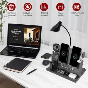 docking station - Voor Nachtkastje - Hout - Voor Mannen - Organizer