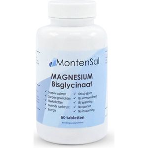 MontenSal - Magnesium Bisglycinaat - 200 mg 60 tabletten
