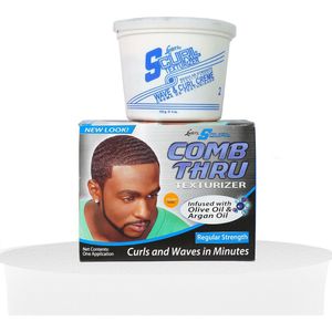 Hair Texturiser Luster Scurl Comb Thru Kit Regular Curly Hair