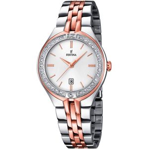 Festina F16868/2 Mademoiselle - Horloge- Staal - Bicolor - 32.5 mm