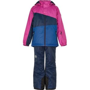 Color Kids - Skipak voor meisjes - Colorblock - Roze - maat 116cm