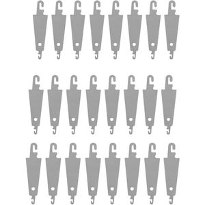 100 stuks naaldinrijger met groot oog van roestvrij staal voor naaien en kruissteek