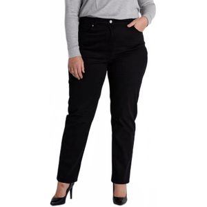 5-pocket stretch katoenen broek met rechte pijpen