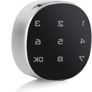Elektronisch wachtwoordslot met touchscreen - 9 aanraaktoetsen - Combinatie 4-15 cijfers - Antidiefstalslot - Extern batterijcompartiment - Archiefkast Locke (30mm)