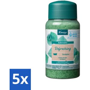 Kneipp - Badzout - Badkristallen - Mint Eucalyptus - 600 g - Bulkverpakking - 5 stuks